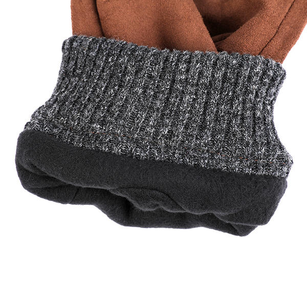 Fashion & warm suede mens leather gloves AW2025-M43
