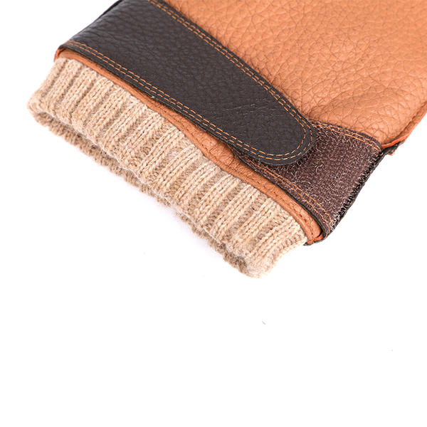 Sustainable material mens leather gloves AW2025-M36