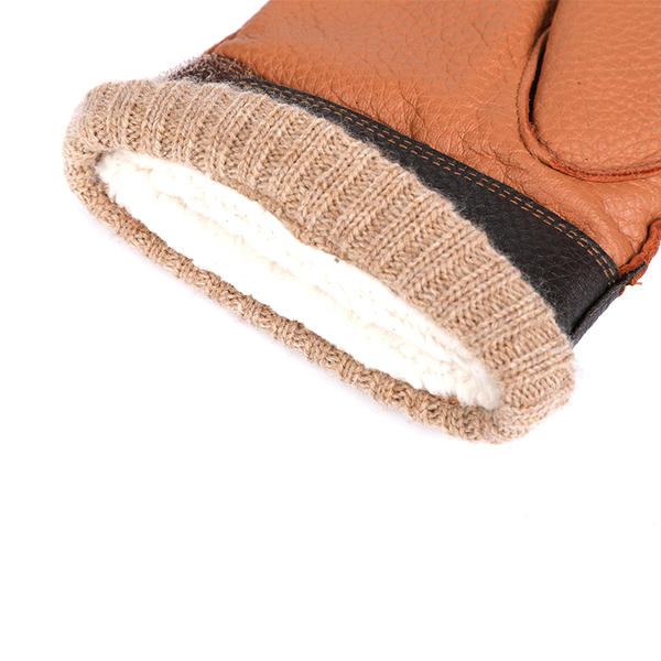 Sustainable material mens leather gloves AW2025-M36