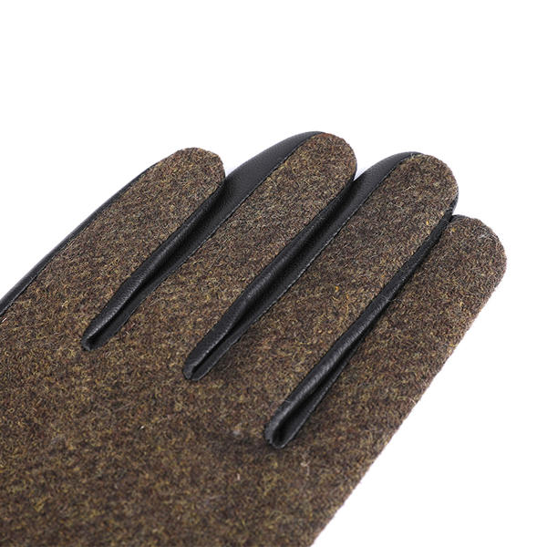 Sheep or goat+wool/nylon mens leather gloves AW2025-M34