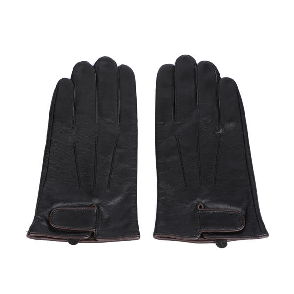 Sheep or goat black or colorful color mens leather gloves AW2025-M32