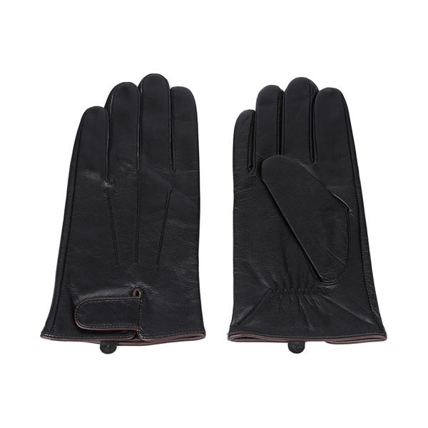 Sheep or goat black or colorful color mens leather gloves AW2025-M32