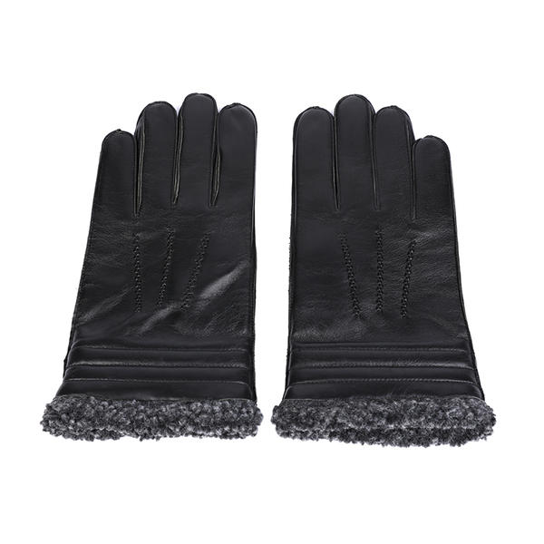 Sustainable material mens leather gloves AW2025-M21