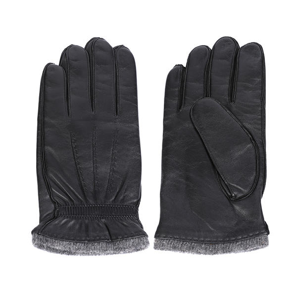 Sustainable material mens leather gloves AW2025-M15