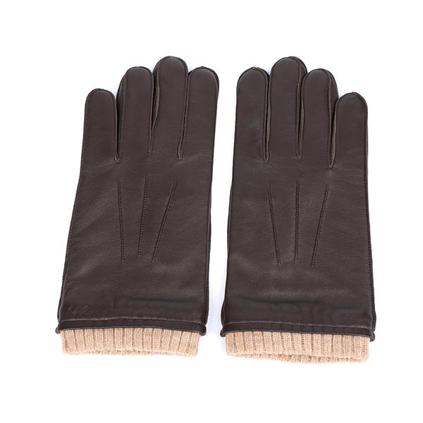 Sustainable material mens leather gloves AW2025-M10