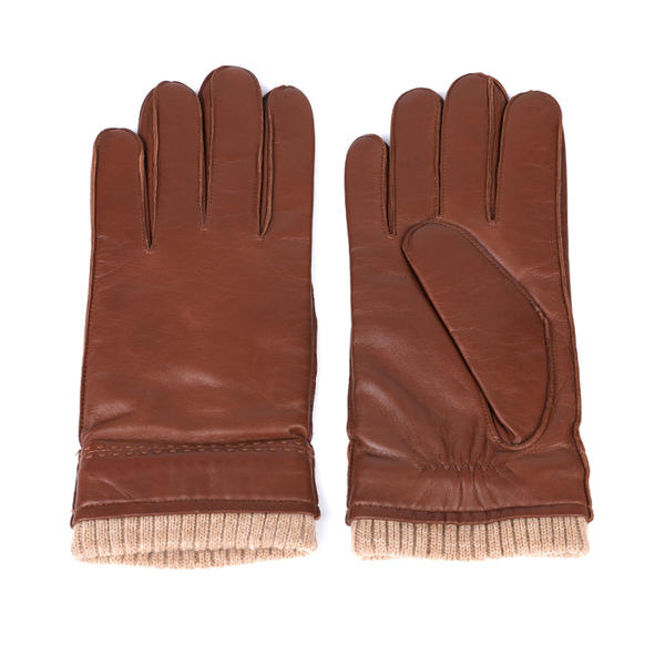 Sustainable material mens leather gloves sheep or goat AW2025-M6