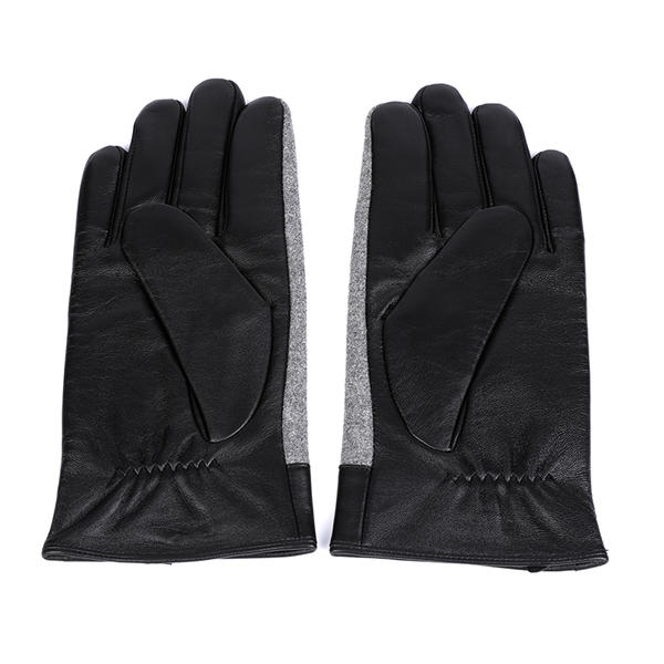 Sheep or goat+wool/nylon mens leather gloves AW2025-M3