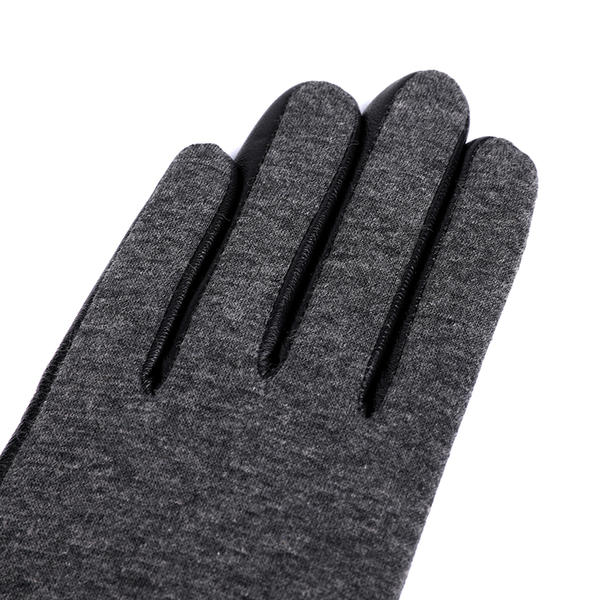 Women leather gloves sheep or goat+polyester AW2025-51