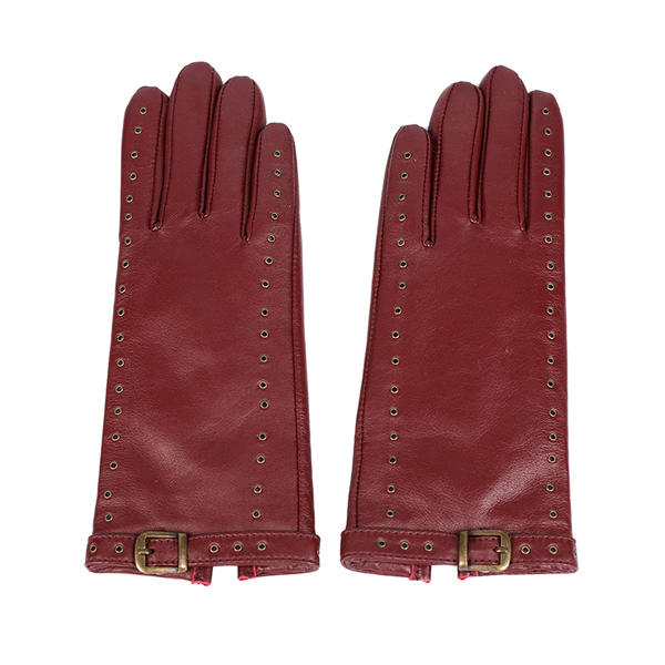 Fashion sheep or goat women leather gloves AW2025-47