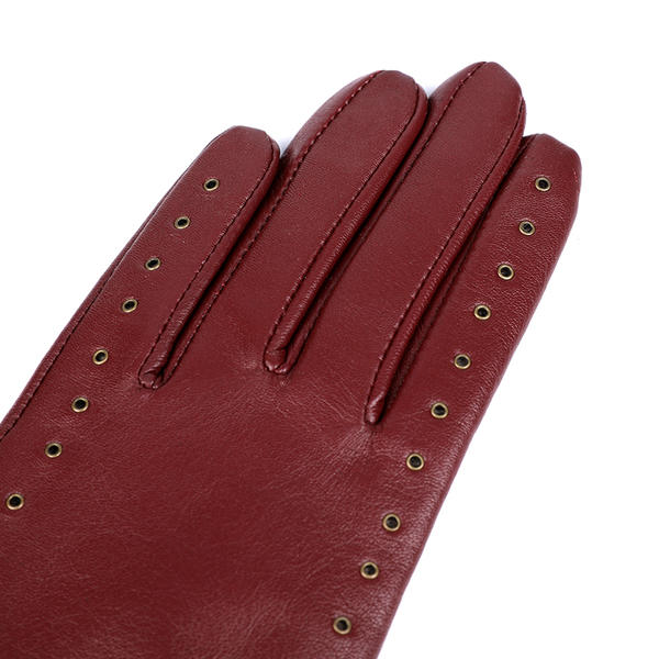 Fashion sheep or goat women leather gloves AW2025-47