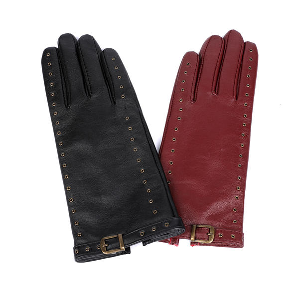 Fashion sheep or goat women leather gloves AW2025-47