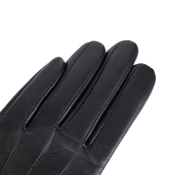 Black or colorful color women leather gloves AW2025-41
