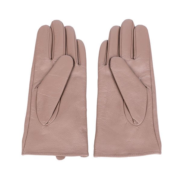 Sustainable material women leather gloves AW2025-38