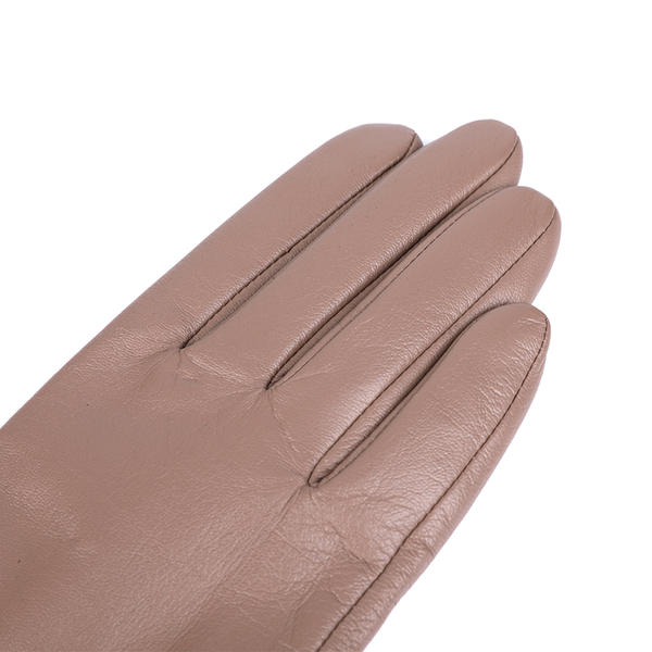 Sustainable material women leather gloves AW2025-38