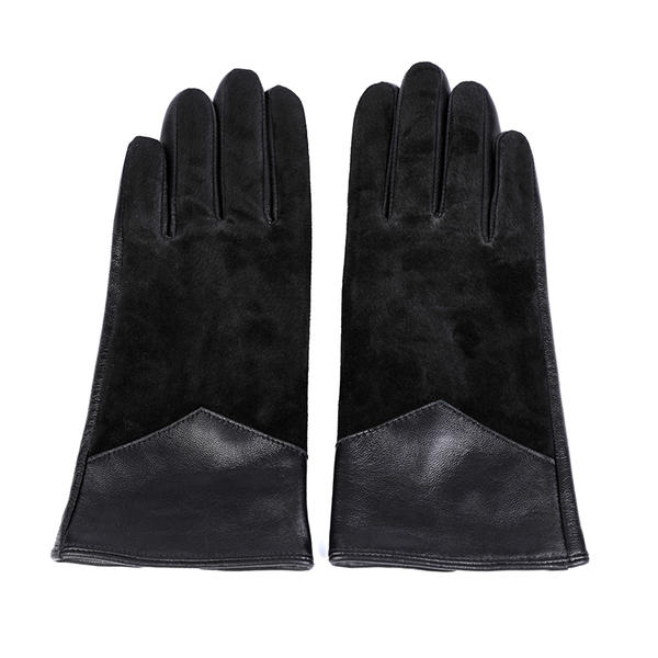 Women leather gloves sheep or goat+pig split leather AW2025-37