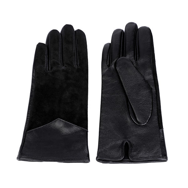 Women leather gloves sheep or goat+pig split leather AW2025-37