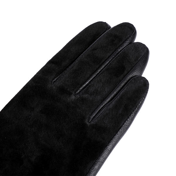 Women leather gloves sheep or goat+pig split leather AW2025-37