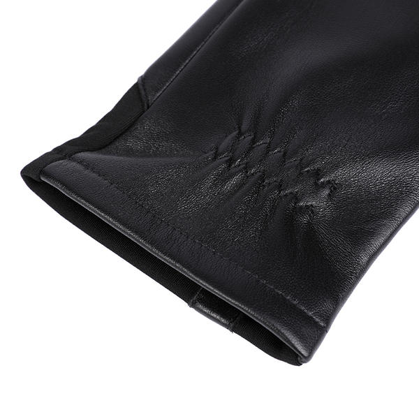 Fashion & warm women leather gloves sustainable material AW2025-36