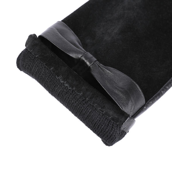 Sheep or Goat+Pig split leather women leather gloves AW2025-34
