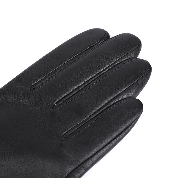 Black or colorful color women leather gloves AW2025-29
