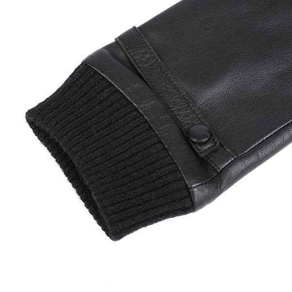Black or colorful color women leather gloves AW2025-29