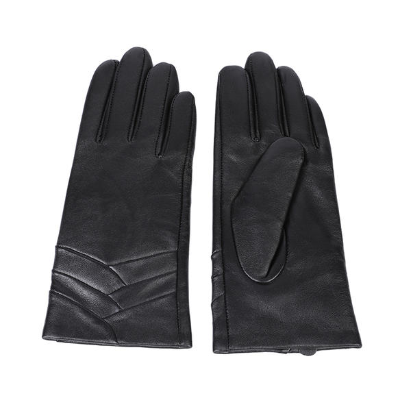 Sustainable material women leather gloves fashion & warm AW2025-30