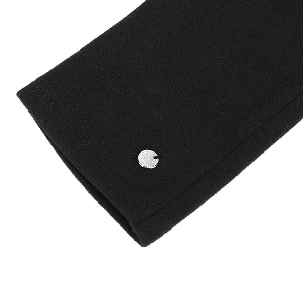 Polyester cut&sewn women's knit gloves black or colorful color AW2025-68