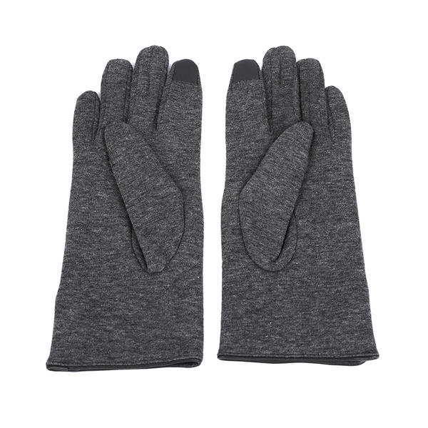 Sustainable material cut&sewn women's knit gloves fashion & warm AW2025-67