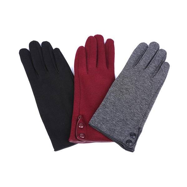 Sustainable material cut&sewn women's knit gloves fashion & warm AW2025-67