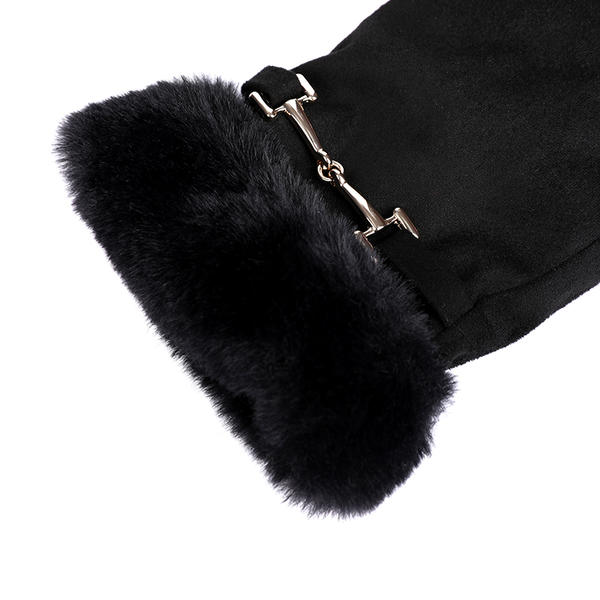Sustainable material cut&sewn women's knit gloves fashion AW2025-65