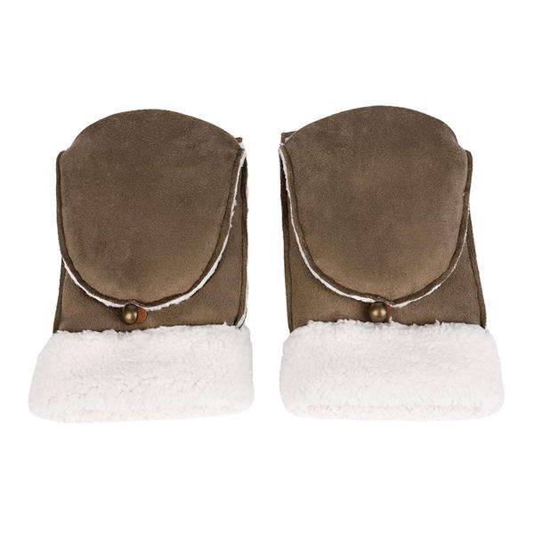 Sustainable material cut&sewn women's knit gloves fashion & warm AW2025-58