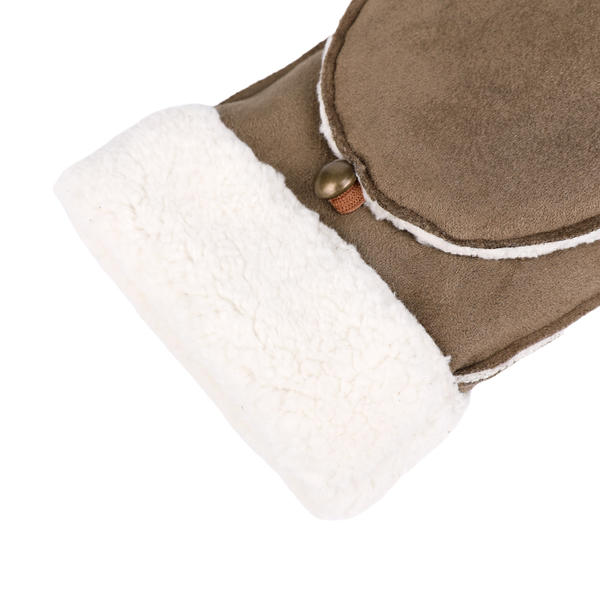 Sustainable material cut&sewn women's knit gloves fashion & warm AW2025-58