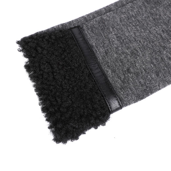 Sustainable material cut&sewn women's knit gloves AW2025-62