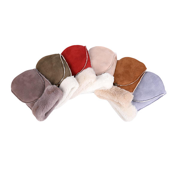 Sustainable material cut&sewn women's knit gloves fashion & warm AW2025-58