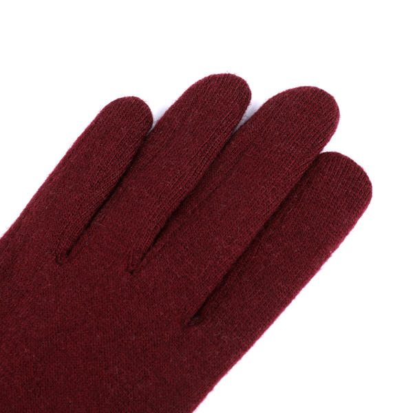 Cut&sewn women's knit gloves wool/nylon AW2025-56