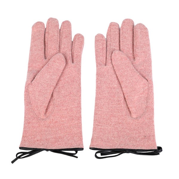 Sustainable material cut&sewn women's knit gloves AW2025-55