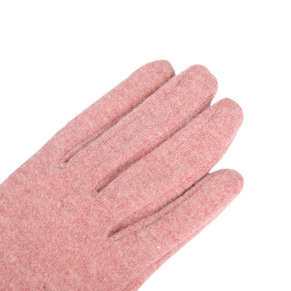 Sustainable material cut&sewn women's knit gloves AW2025-55