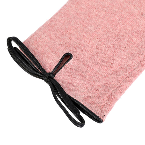 Sustainable material cut&sewn women's knit gloves AW2025-55