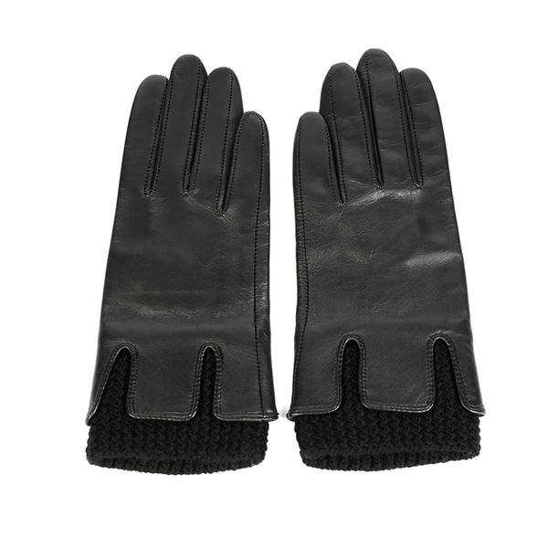 Sustainable material women leather gloves AW2025-24