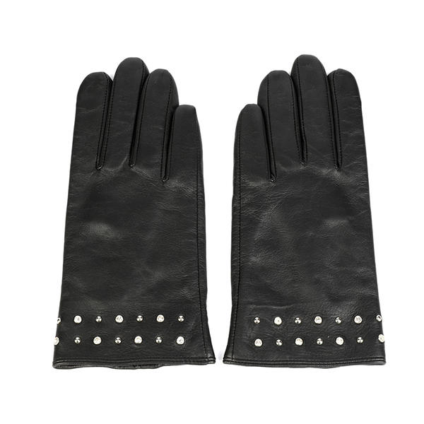 Fashion women leather gloves sustainable material AW2025-13