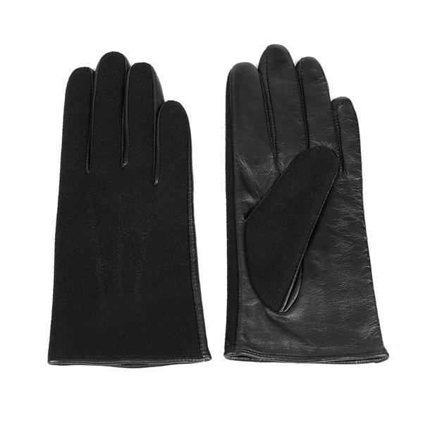 Sheep or goat+wool/nylon women leather gloves AW2025-7