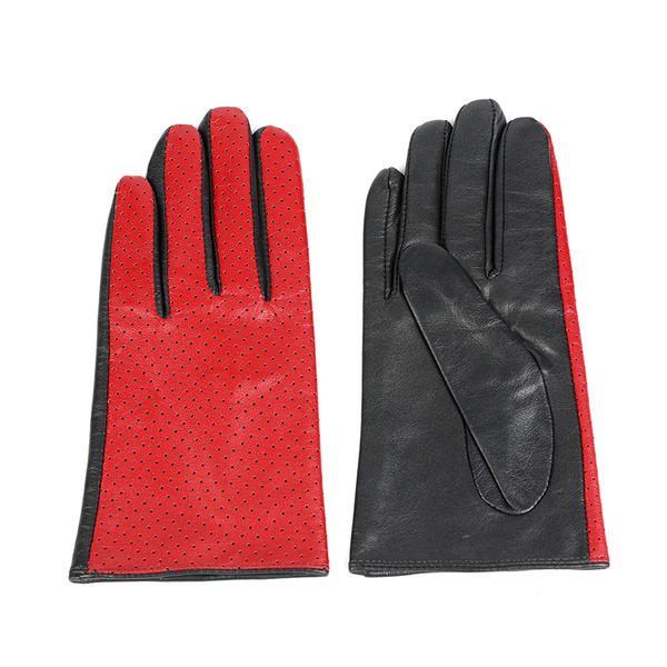 Sustainable material women leather gloves AW2025-6
