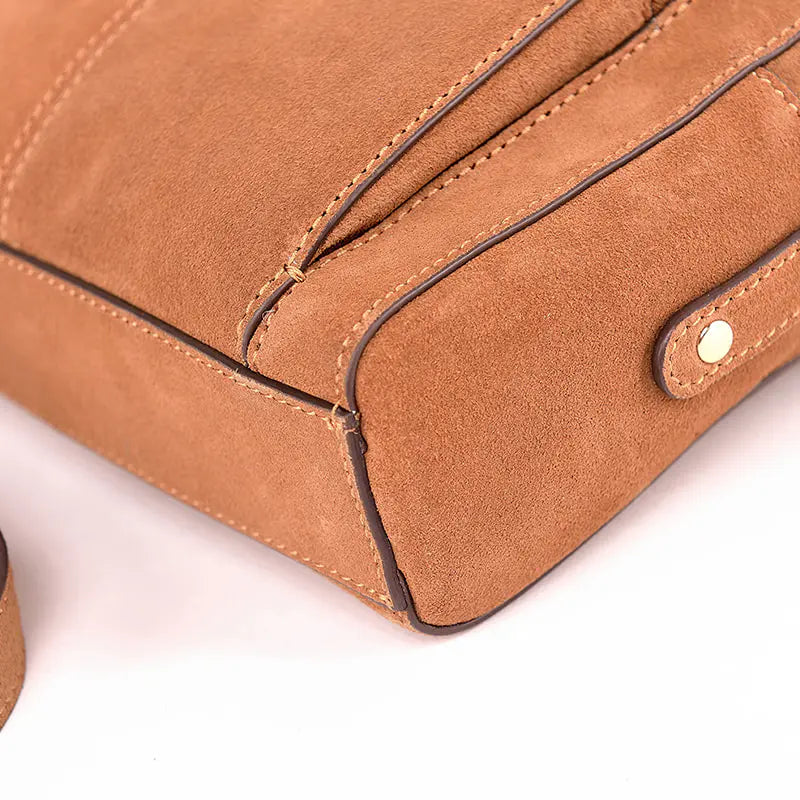 Suede leather camera bag AWB11