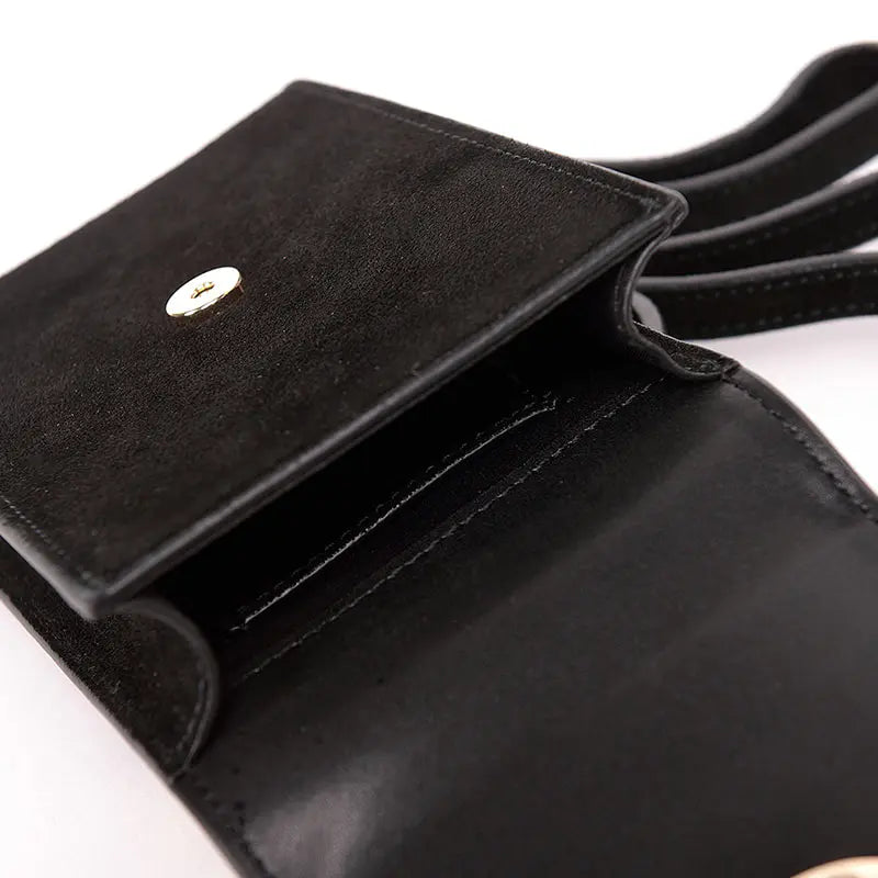 Suede leather small phone bag AWB13