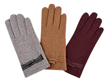 Women's knit gloves