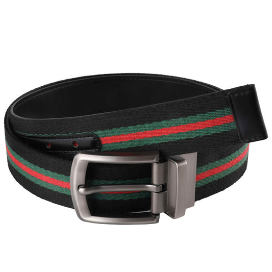 Simple Black Polyester Belt PC-001
