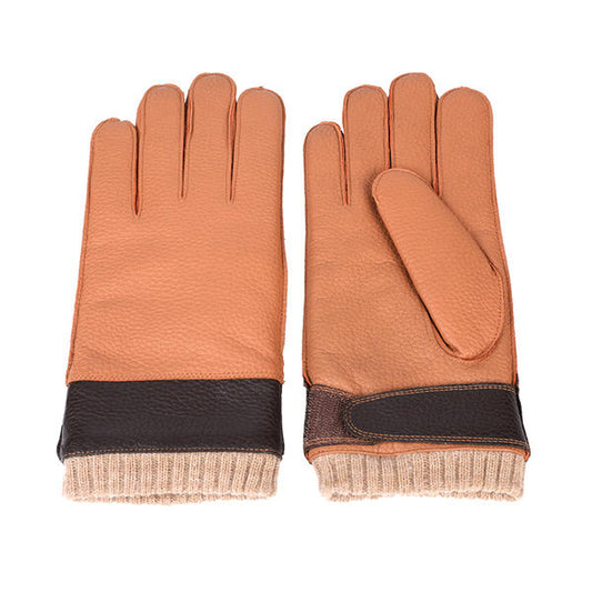 Sustainable material mens leather gloves AW2025-M36