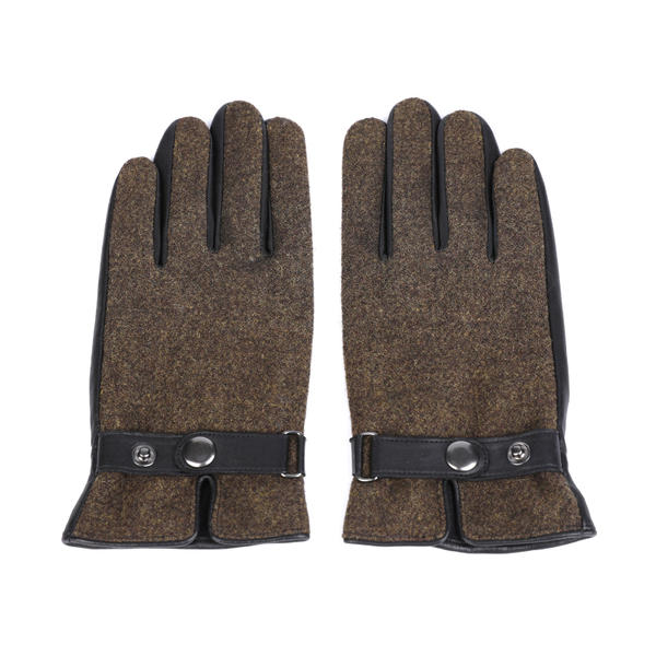 Sheep or goat+wool/nylon mens leather gloves AW2025-M34
