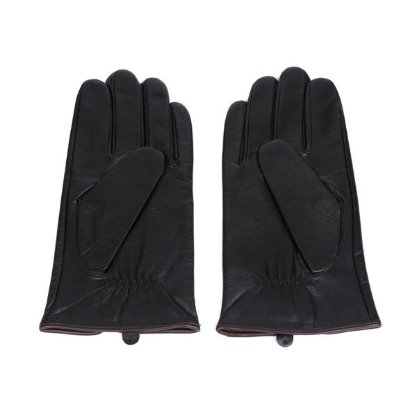 Sheep or goat black or colorful color mens leather gloves AW2025-M32