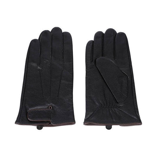 Sheep or goat black or colorful color mens leather gloves AW2025-M32